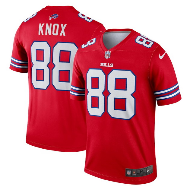 mens nike dawson knox red buffalo bills legend jersey